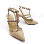 Туфли Valentino Rockstud Beige 1333