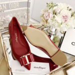 Фото балеток Salvatore Ferragamo Double Bow F5051