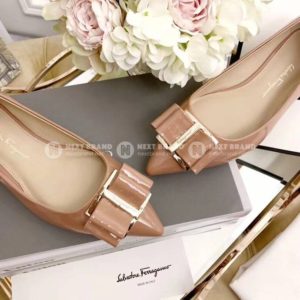 Фото балеток Salvatore Ferragamo Double Bow F5052