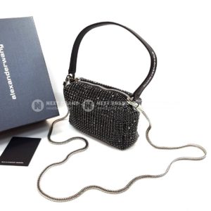 Сумка Alexander Wang Heiress Rhinestone Pouch N7367