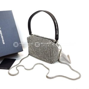 Сумка Alexander Wang Heiress Rhinestone Pouch N7366